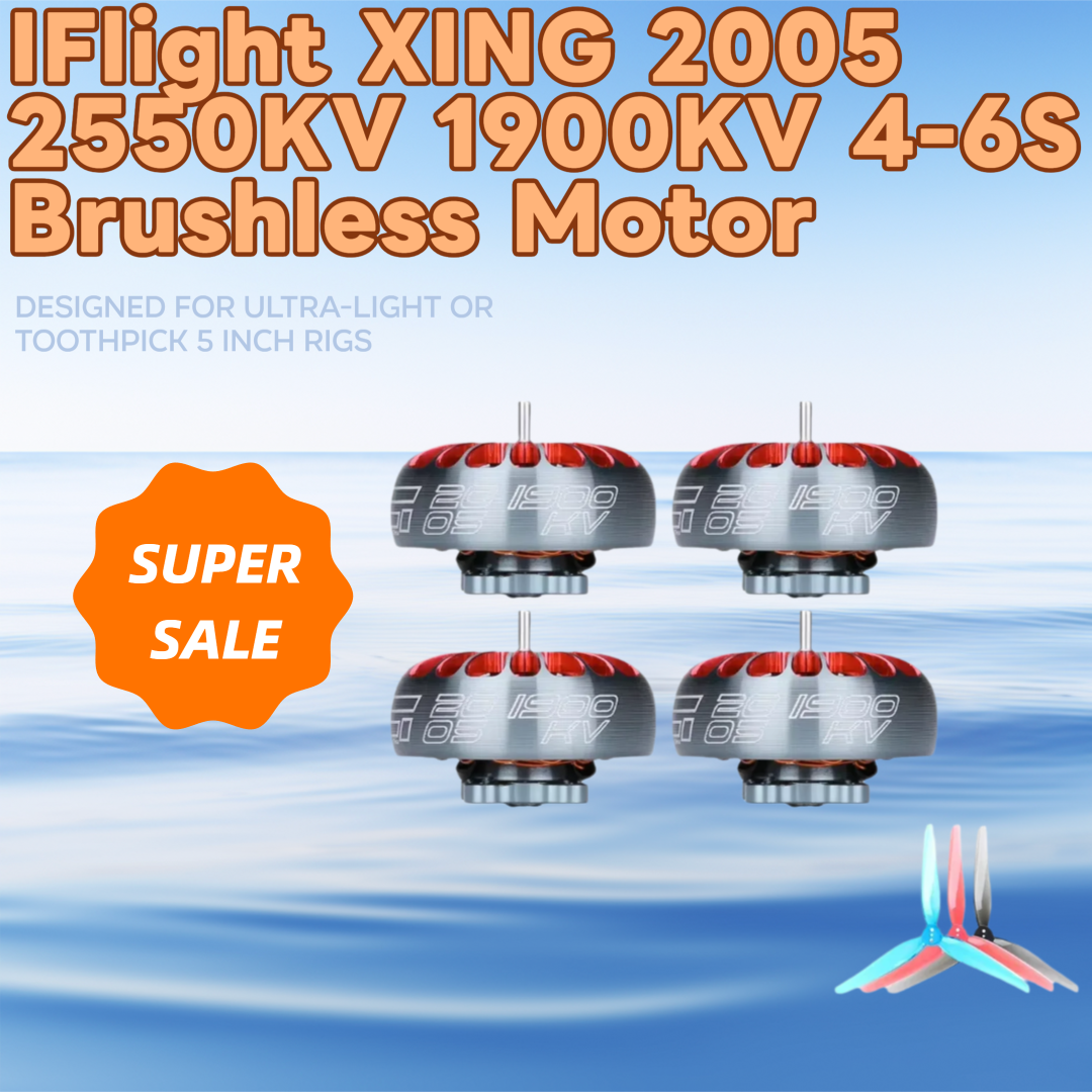 Drone Frame 5 Inch - 4pcs/lot IFlight XING 2005 2550KV 1900KV