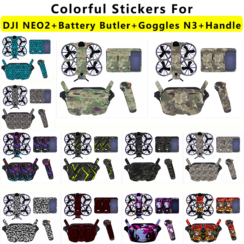 Drone Rc N3 3 Batteries - For DJI NEO 2 Drone Sticker