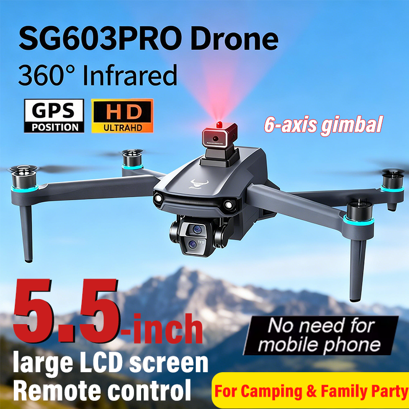 Drone Rc Fpv Manual - SG603PRO Dron with HD Camera 5.5