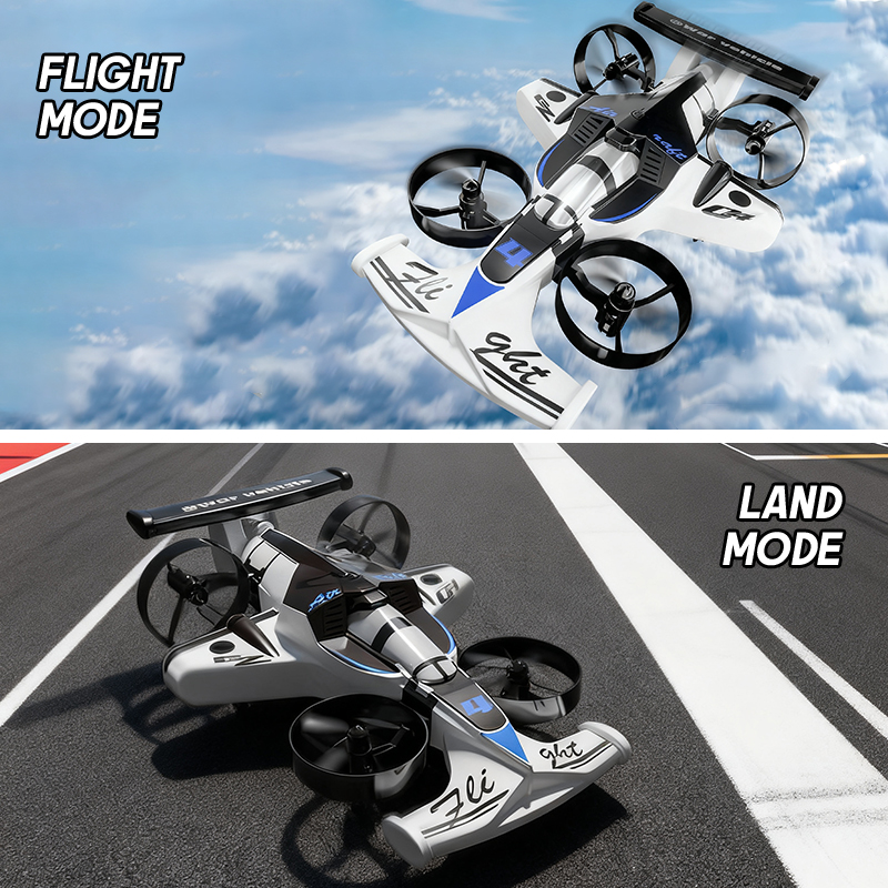 Drone Without Rc - 2in1 Mini Drone Air-Ground Flying Car