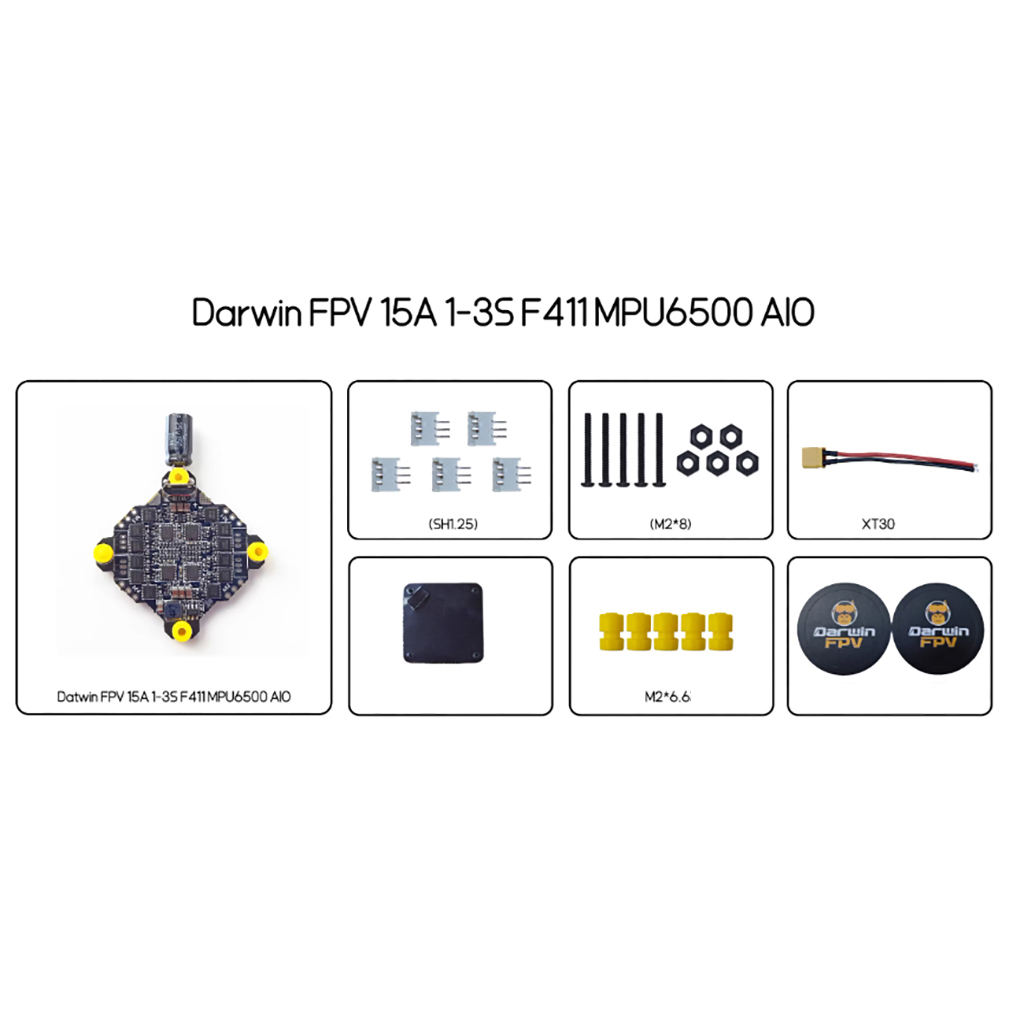 DarwinFPV F411 15A AIO Flight  - Betaflight Flight Controller review and price
