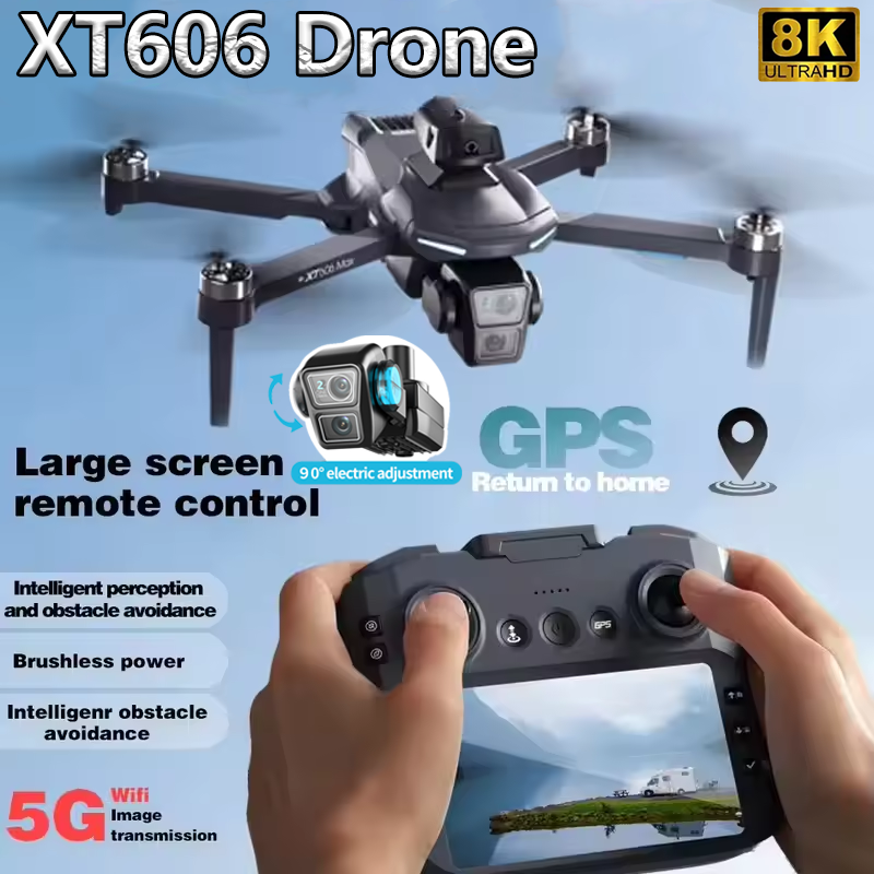 XT606 MAX GPS NEW Drone 8k Pro - Drone Top Rc review and price