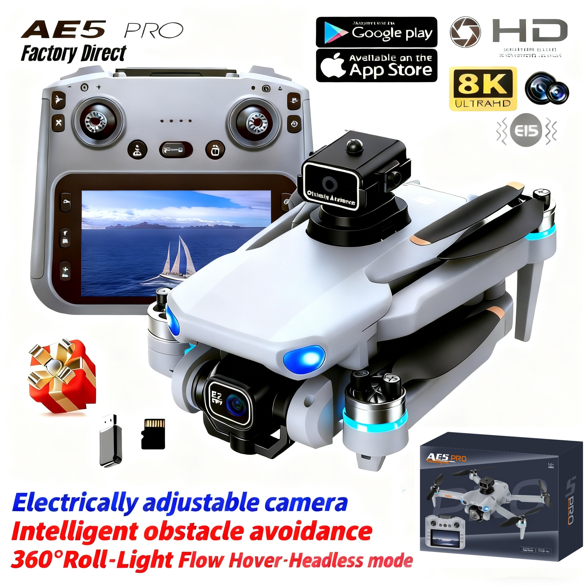 2026 New AE5 Pro Drone 8K HD 4 - Drone Without Rc review and price