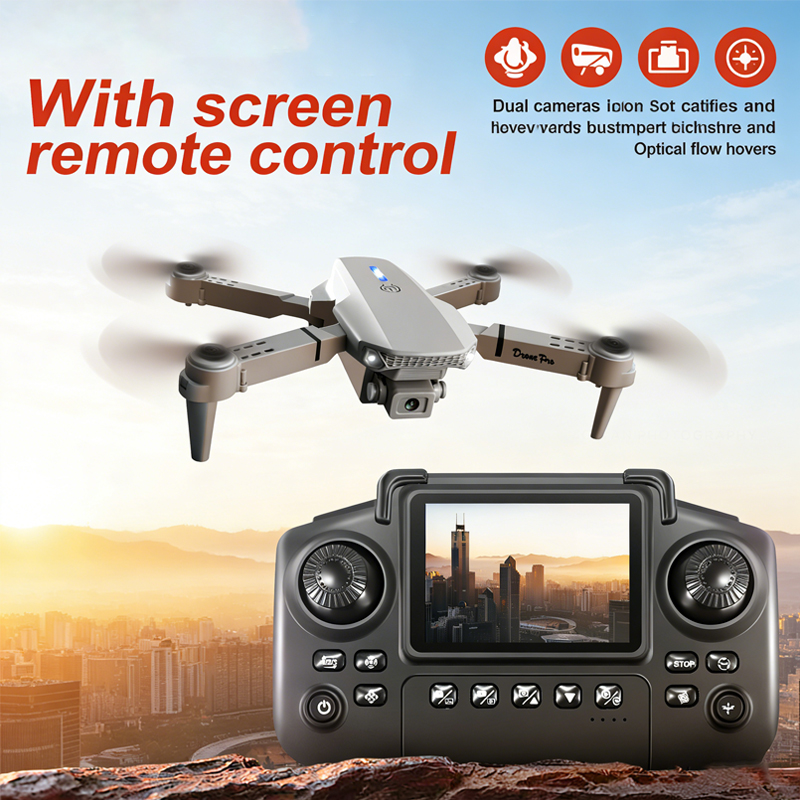 New E88 Screen Control Profess - Drone E88 Rc Quadcopter review and price