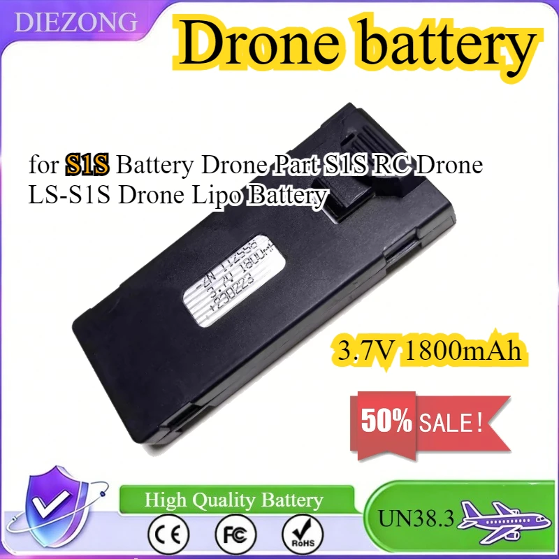 3.7V 1800mAh Battery for S1S B - Drone Rc S1S review and price