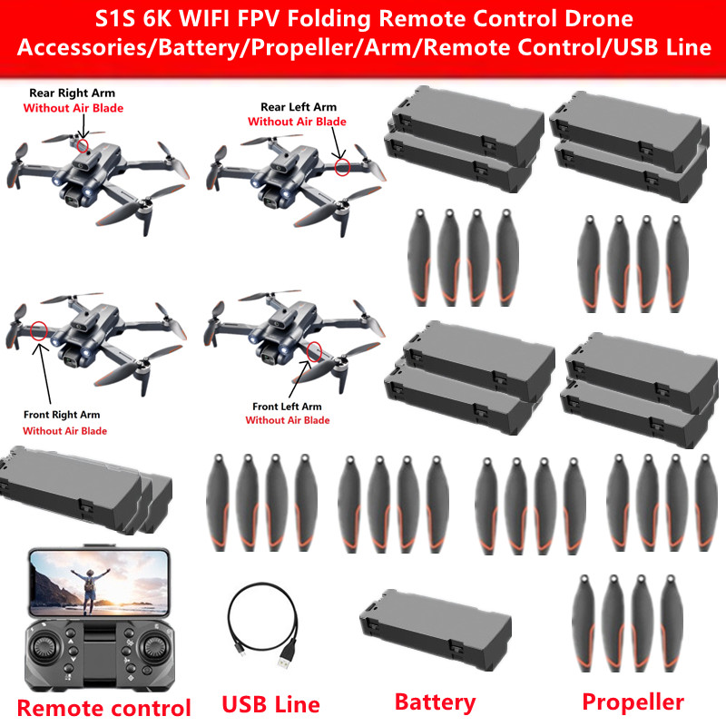 S1S 6K WIFI FPV Folding Remote - Drone Rc S1S review and price
