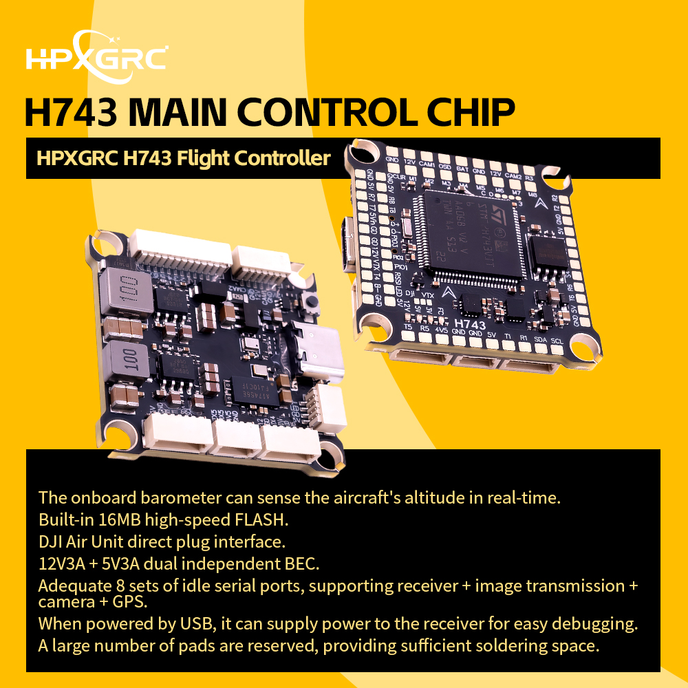 HPXGRC H743 Flight Controller  - Betaflight Flight Controller review and price