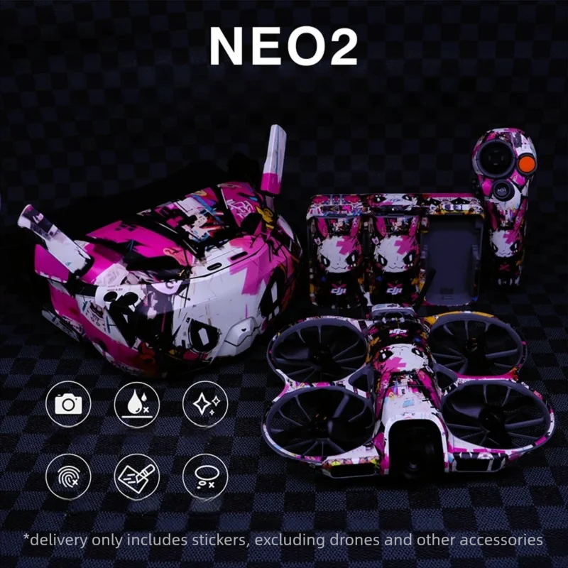 For DJI NEO 2 Drone Stickers B - Drone Rc N3 3 Batteries review and price