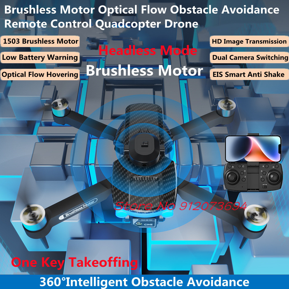 Brushless Obstacle Avoidance R - Drone Rc S1S review and price