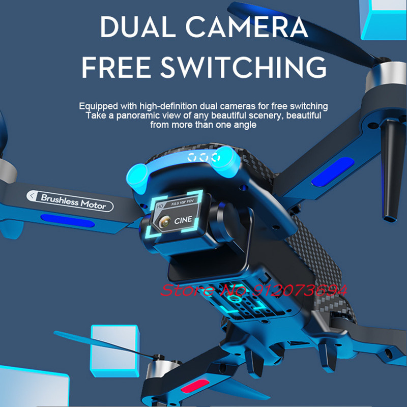 Brushless Obstacle Avoidance R - Drone Rc S1S review and price