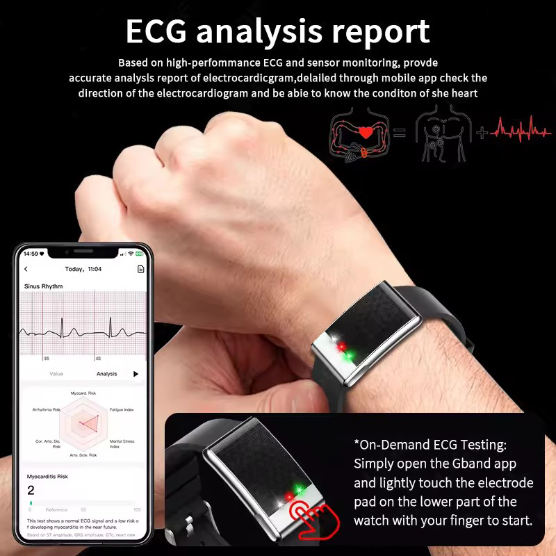Men's ECG Health Smart Watch B - Drone Without Rc review and price