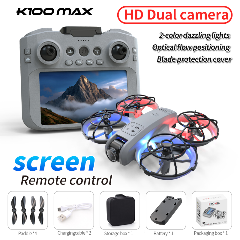 Hot sell K100 Max Mini RC Dron - Drone Top Rc review and price