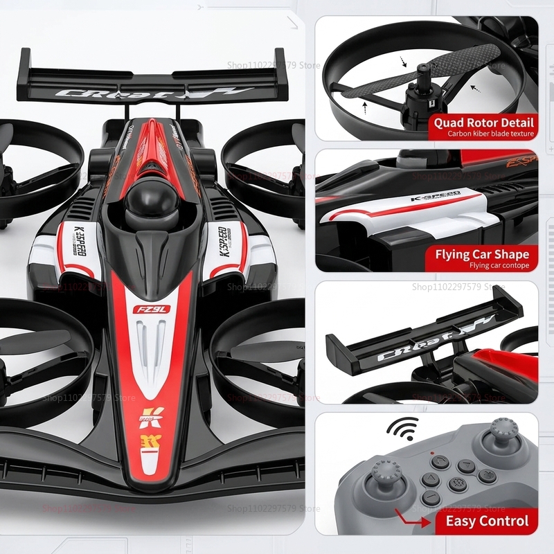 Mini RC Flying Car Transformab - Drone Without Rc review and price
