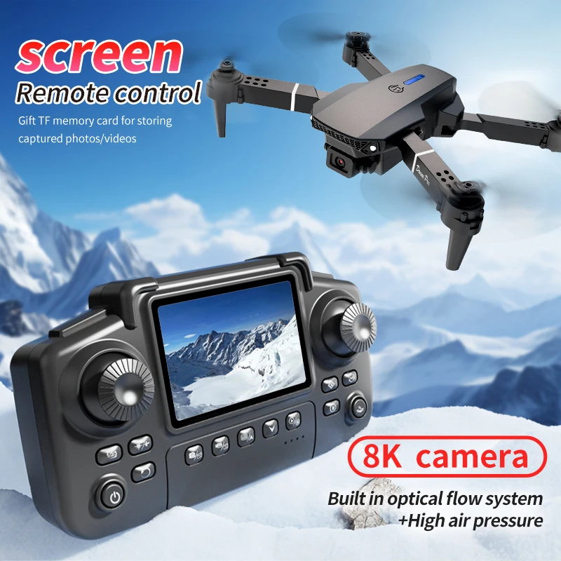 E88 PRO Drone with screen 4K H - Drone E88 Rc Quadcopter review and price