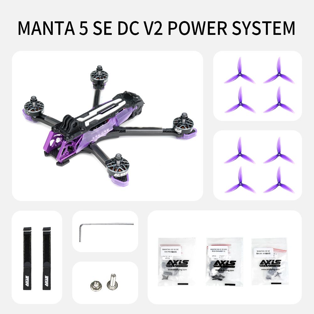 2026 Axisflying Manta 5 SE DC  - Drone Frame 5 Inch review and price